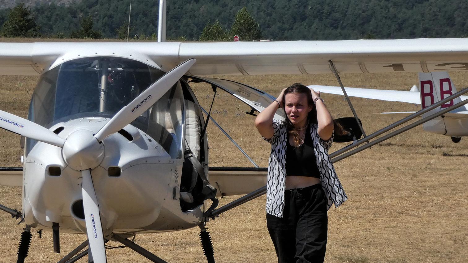 Laurine et son compagnon le C42